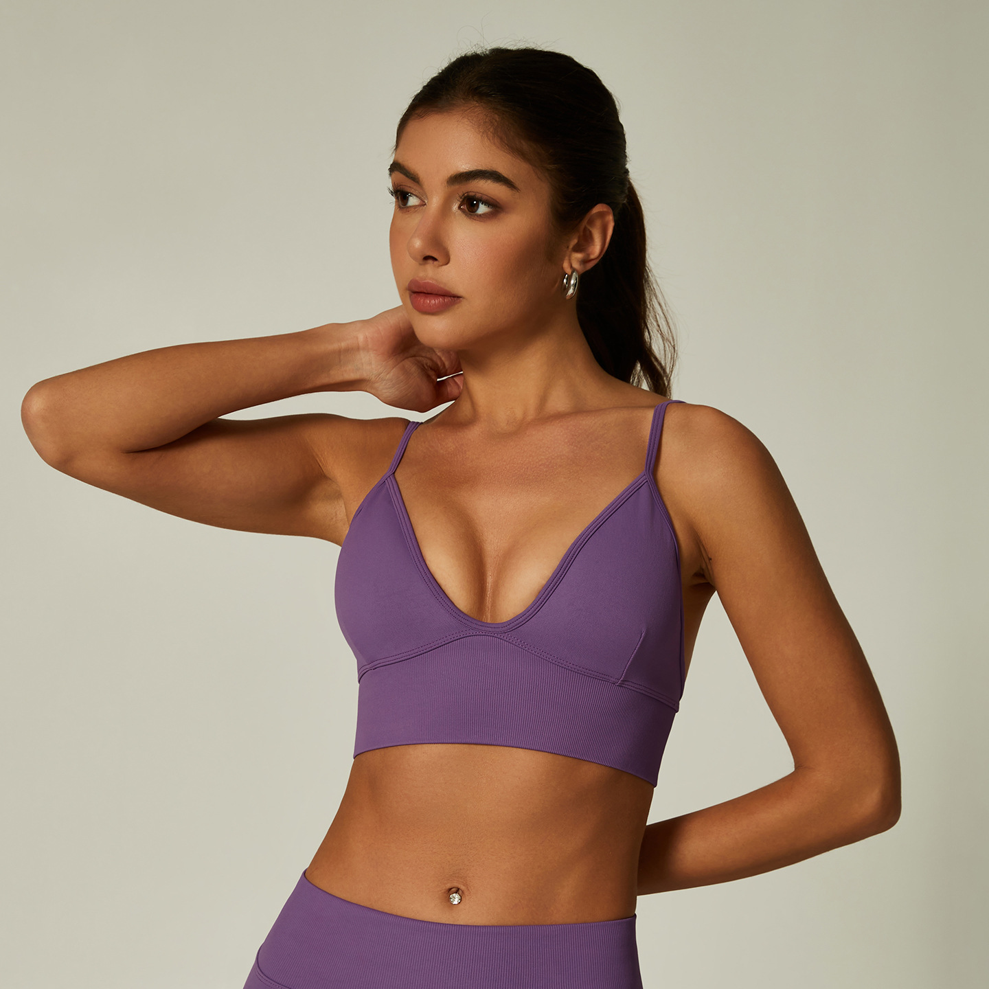 Sujetador morado brumoso