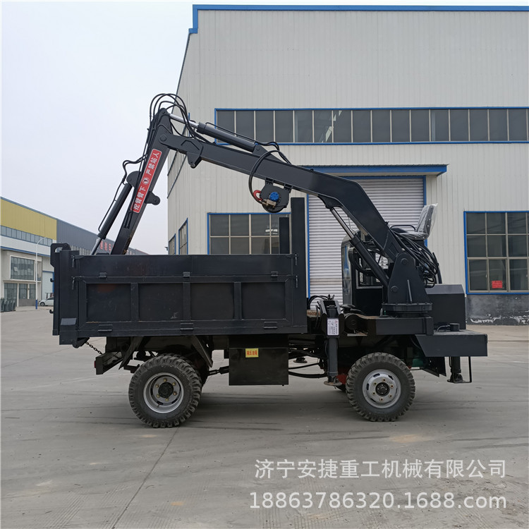 家用四不像随车挖运输车 沙土工程四不像随车挖 运输车10吨随车挖