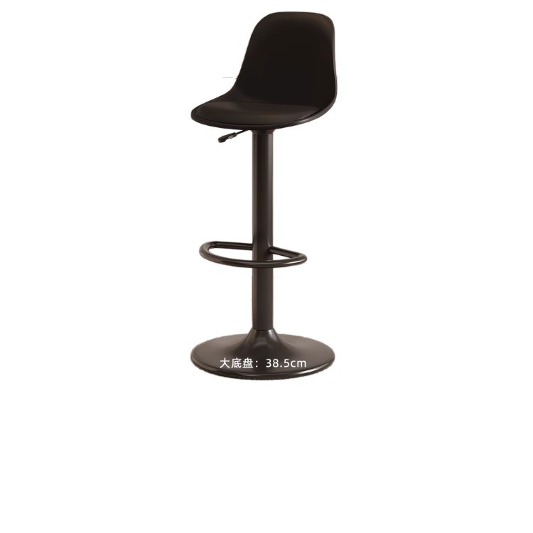 Silla de bar silla alta minimalista moderna, recepción giratoria, elevador de caja, taburete alto para el hogar, respaldo, silla de bar de lujo ligera image 6