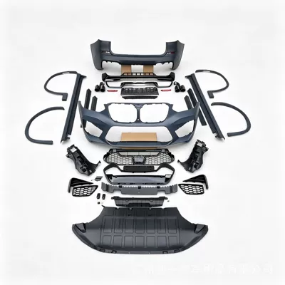 Suitable for BMW X3G01 G08 early-stage modification to F97X3M wide-body kit with front bumper, rear bumper, wheel arches, and side skirts (Big Surrounded) - g01x3-complete-enclosure-set