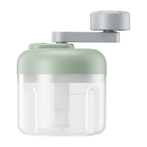 Hand-cranked three-speed variable-speed garlic machine for kitchen household stalls mini garlic masher garlic press garlic puller cut garlic and stir onions