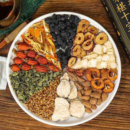 Nanjing Tongrentang Ginseng, Wolfberry, Mulberry and Ten Treasures Tea Mulberry and Ten Treasures Tea Ginseng and Five Treasures Tea Red Date and Mulberry Tea