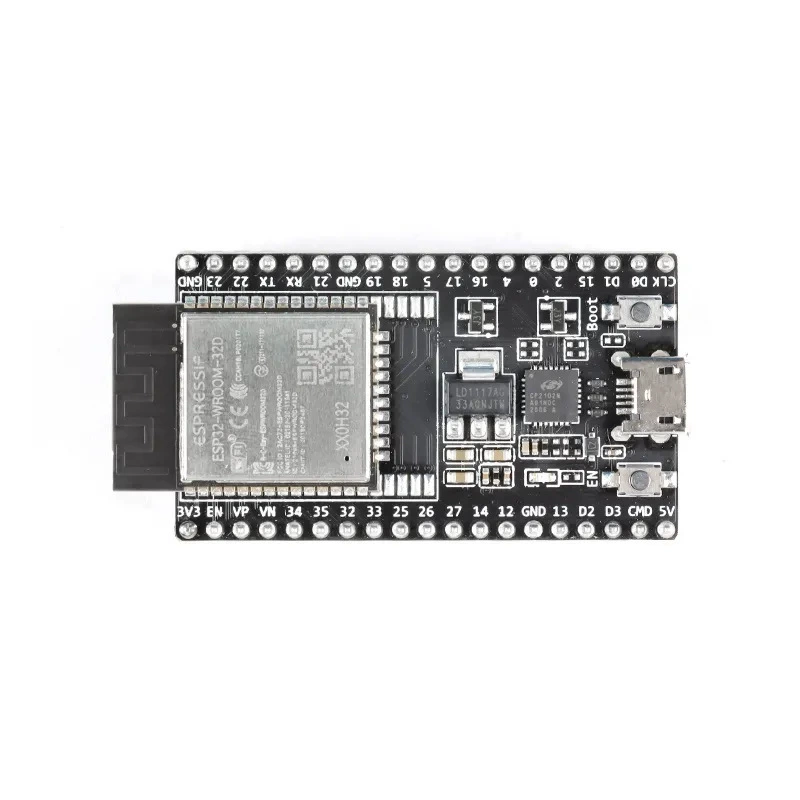 Плата разработки ESP32-DevKitC, основание, может быть оснащена WROOM-32D/32U WROVER модулем