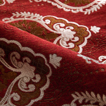 厂家定制雪尼尔夹棉纯色绗绣半成品沙发垫面料沙发抱枕床垫坐垫