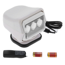 厂家批发60W LED遥控探照灯船舶远程搜索灯越野LED车载遥控探照灯