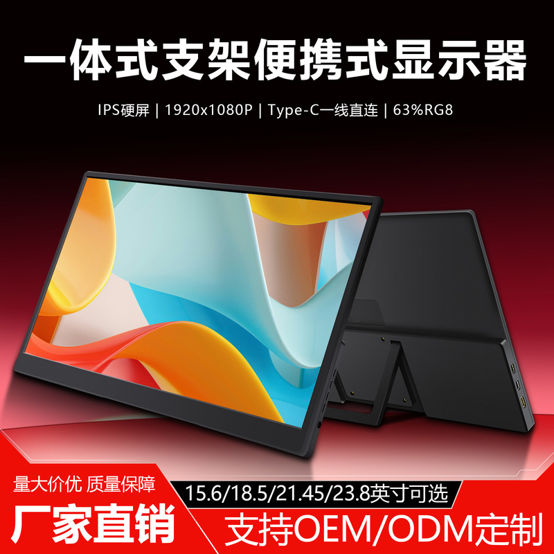 Portable Monitor 11.6/14/ 15.6inch Inch Extended Screen for Laptop, External Secondary Screen, Split Screen, Touch Screen
