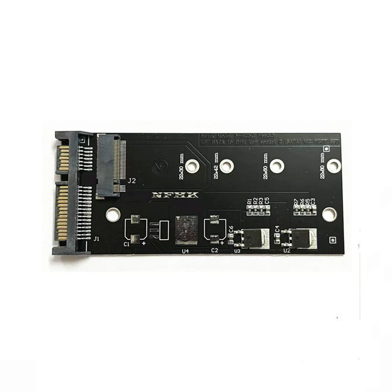 Адаптер SATA3 NGFF в SATA для компьютера, плата-адаптер M.2 SATA протокол для SSD