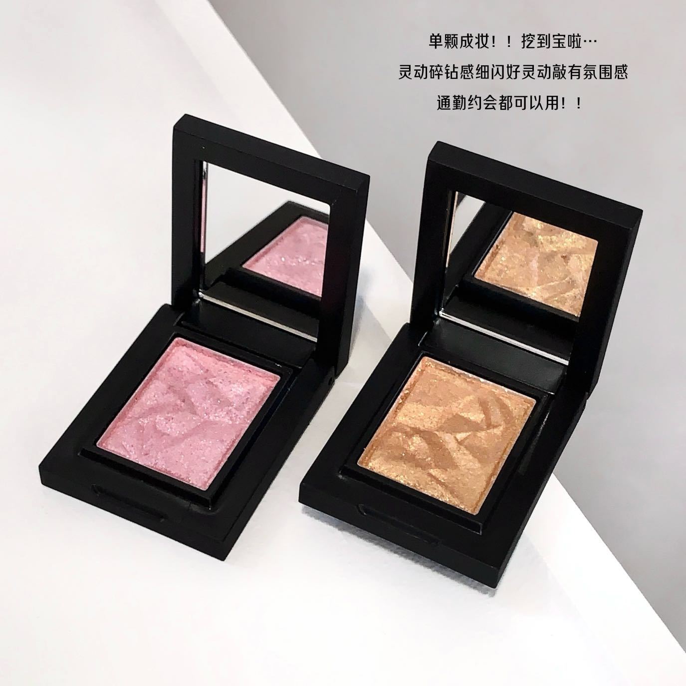 Keke Mood Single-Color Glitter Eyeshadow, Clear and Natural-Looking with Shimmering Flakes, Easy for Beginners to Define the Eye Contour