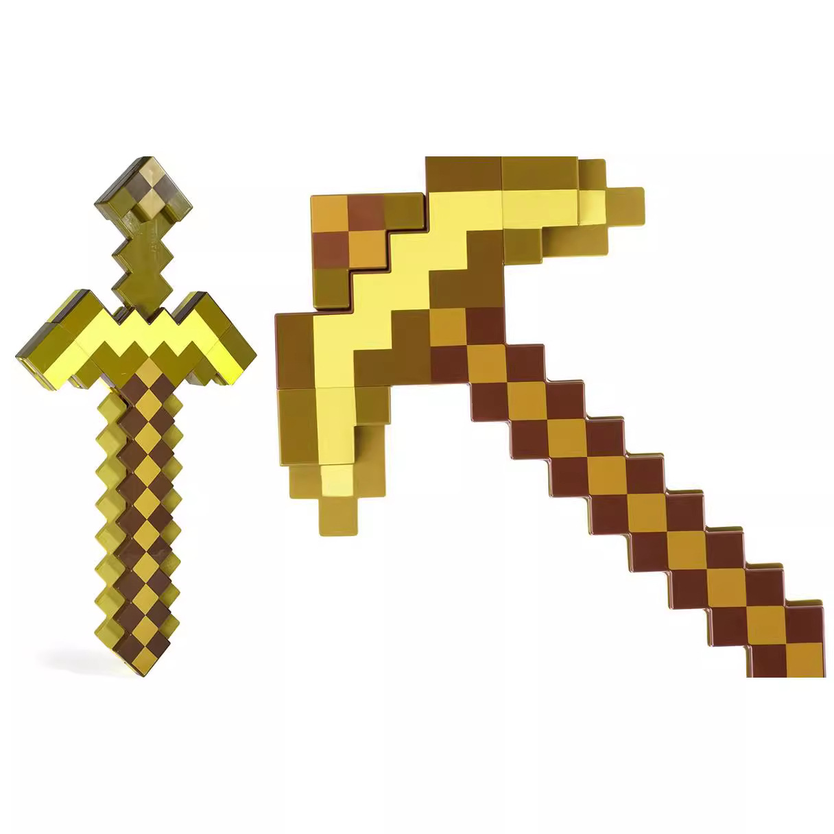 Minecraft My World Toy Sword and Hammer Dual-Function Transforming Weapon Model Amazon Best Selling Gift