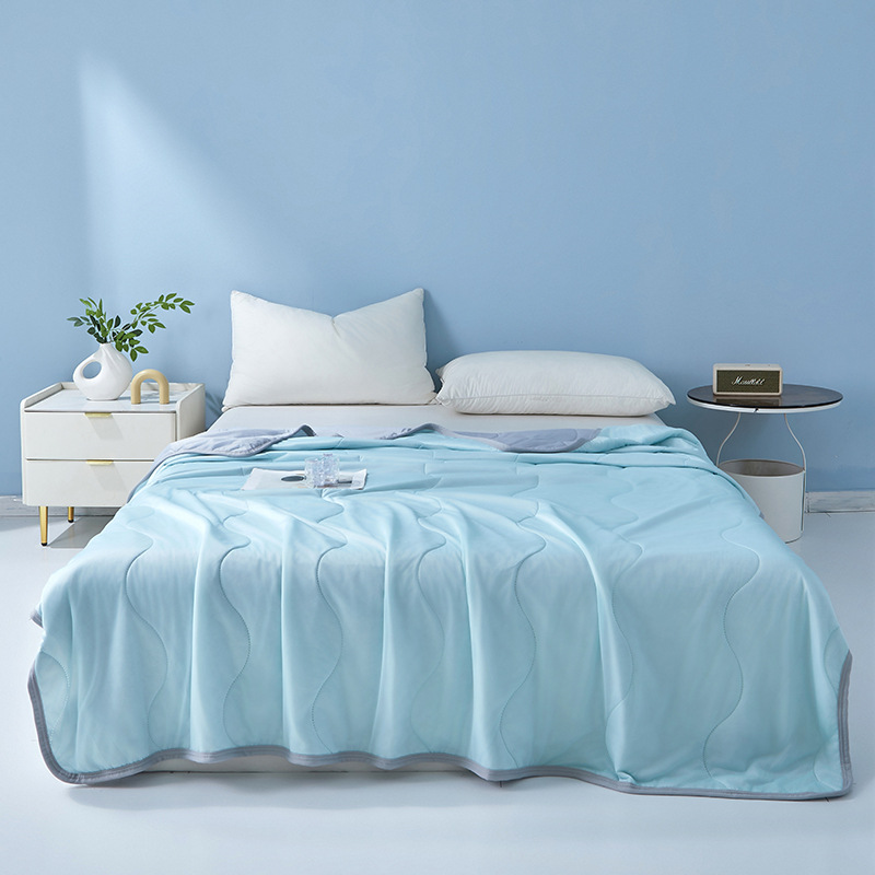 Productos explosivos transfronterizos temu Xiyin TK comercio exterior seda fría edredón de regalo de verano, edredón de aire acondicionado para una sola persona y dos personas