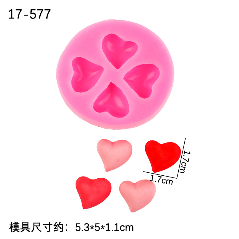 Nuevo amor epoxi espejo mate llavero molde fondant cake decoración teléfono móvil shell accesorios de decoración en stock