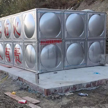304不锈钢水箱消防不锈钢方形组合式屋顶水箱蓄水池消防塔定 制