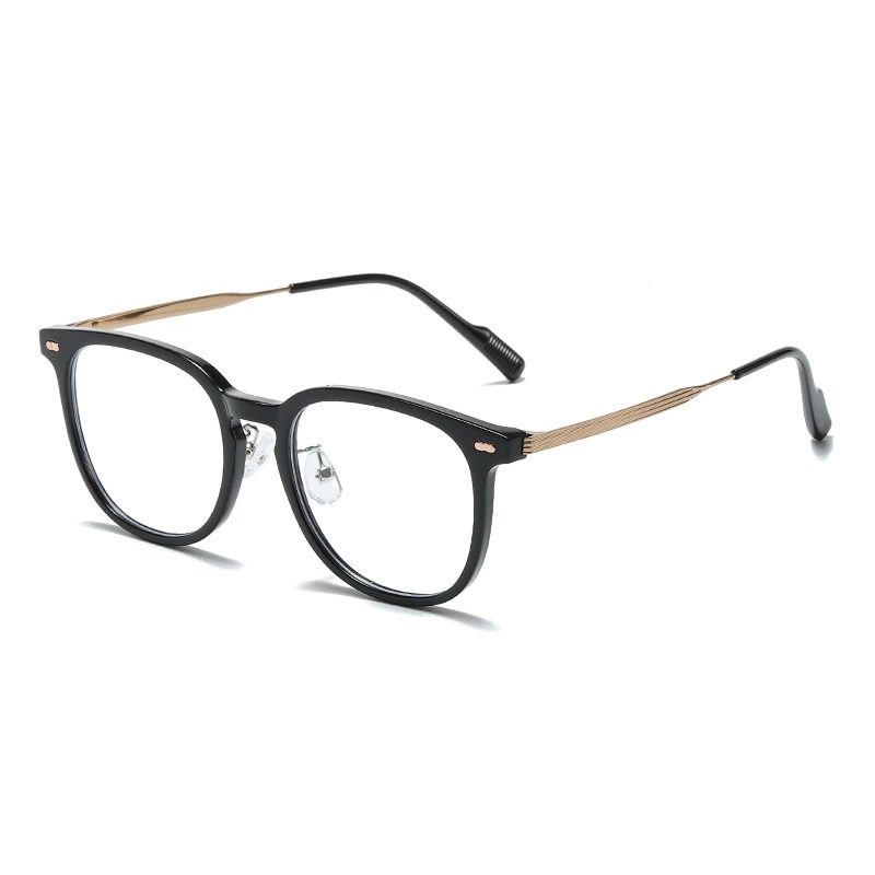 Ultra light retro square glasses, internet celebrity