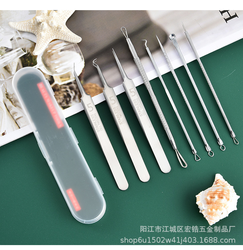 Caja de plástico de línea fina de 8 piezas