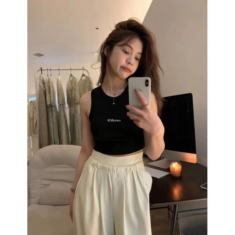 Cotton short tank top