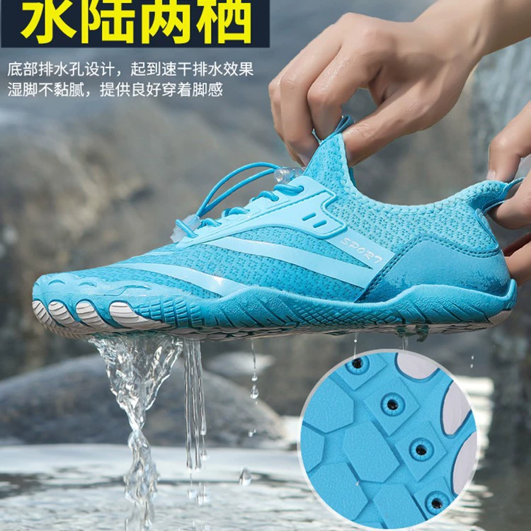 Трансграничные наружные туфли Нескользящие плавательные туфли Мужские кроссовки походы Профессиональные рыболовные туфли water shoes