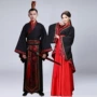 拍照祭祀男女演出汉服