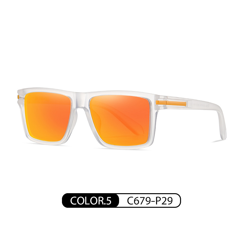 Nuevas gafas de sol polarizadas transfronterizas de color casual clásico europeo y americano gafas de sol de conducción de los hombres gafas de sol de conducción al por mayor