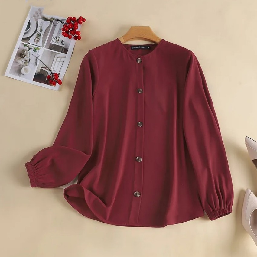 Women's tops 2023 new women's clothing women's shirt cuffs elastic