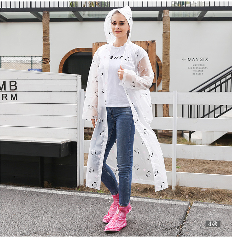 mefine Mingjia EVA Fashion Outdoor Travel Hiking Raincoat, personalized patterned printed non-disposable raincoat detail image 17