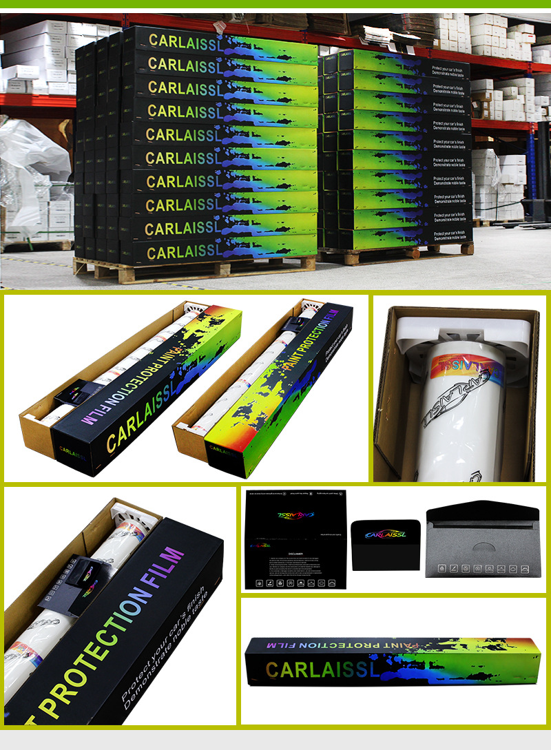 Carlaissl Tpu Invisible Car Cover, Car Paint Protection Film, Transparent Body Film, Anti-Fouling, Self-Repairing Full Car Film