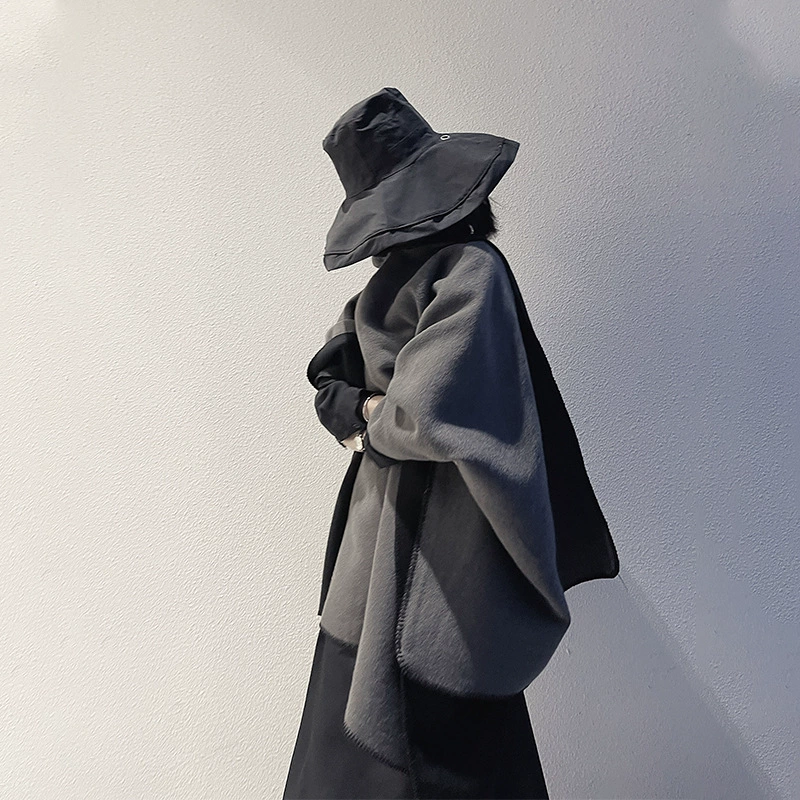 Плащ, демисезонная осенняя куртка, trench coat для офиса, зимний шарф