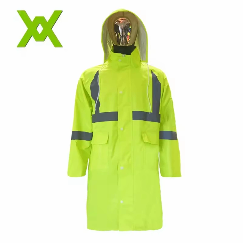 Yongkang Wan Xiao Siaman Светоотражающий плащ Ветровка Обязательное пончо Очистка Дорожная администрация Санитария Верховая езда для взрослых Дождливый день Непромокаемые