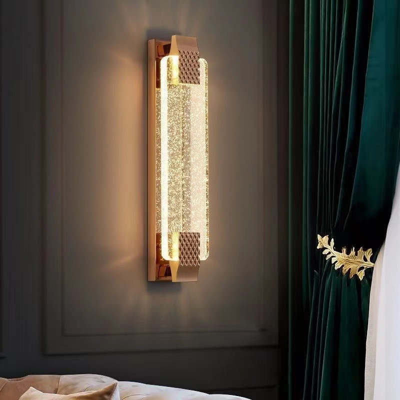 lámpara de cabezal de cama pasillo escalera lámpara simple lámpara de cristal cabezal de cama burbuja dormitorio pasillo transfronterizo pasillo sala de estar atrás