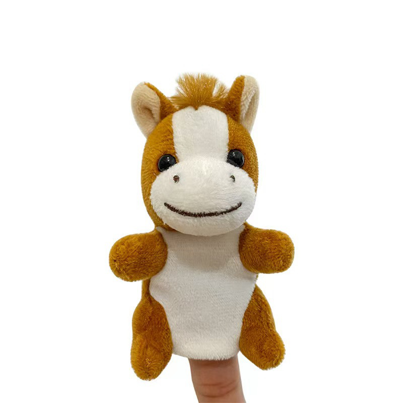 Nuevos productos transfronterizos muñecas de dedos para bebés tranquilizadores muñecas de dedos para niños cuentos de infantes Educación temprana