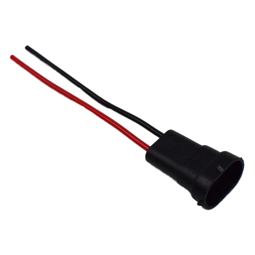 Car socket wire led hid H11 H9 H 8 880 H16JP waterproof male and female connector plug with wire