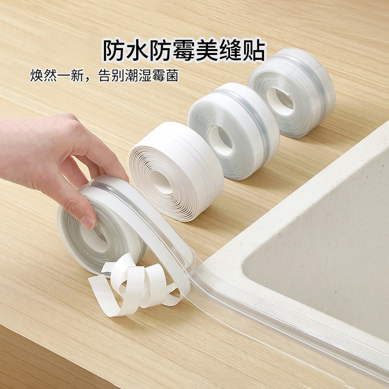 Kitchen seam stickers waterproof stickers moldproof sink dish…