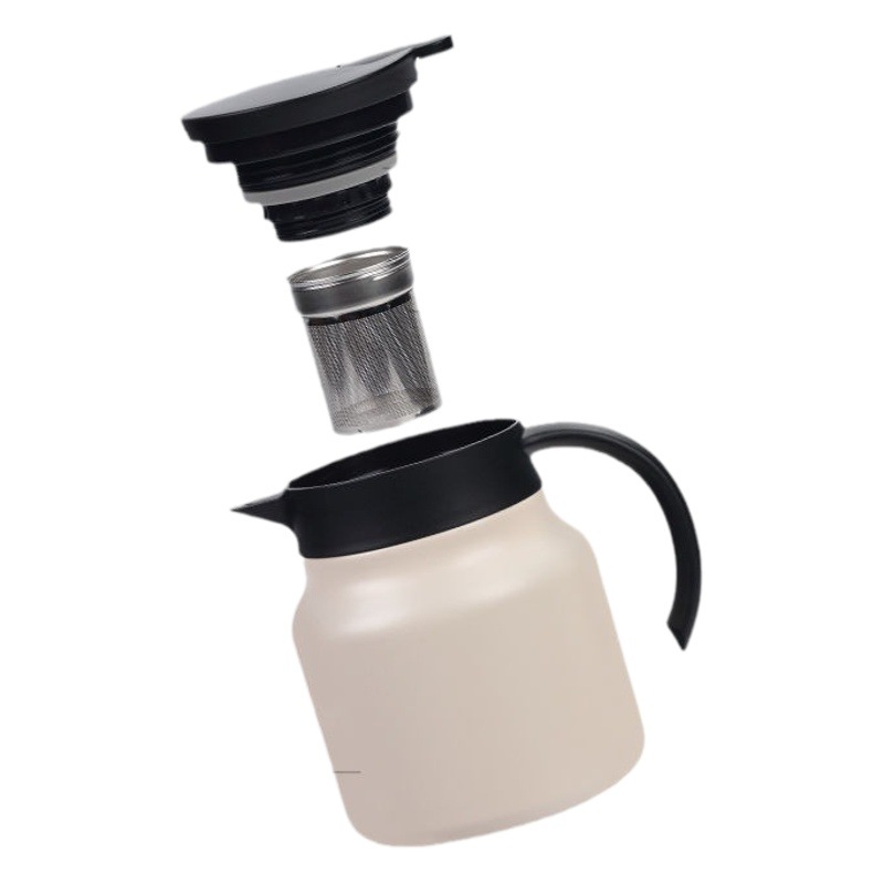 316 de acero inoxidable guisada tetera vacío de gran capacidad al aire libre cafetera té casa tapada té olla de aislamiento al por mayor