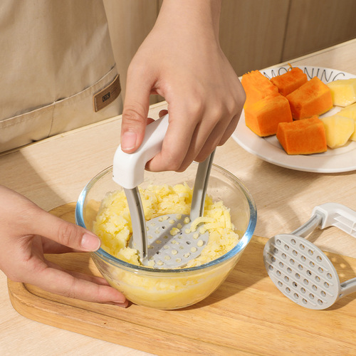 Kitchen multi-functional potato masher sweet potato pumpkin manual mashed potato maker baby food grinder garlic press