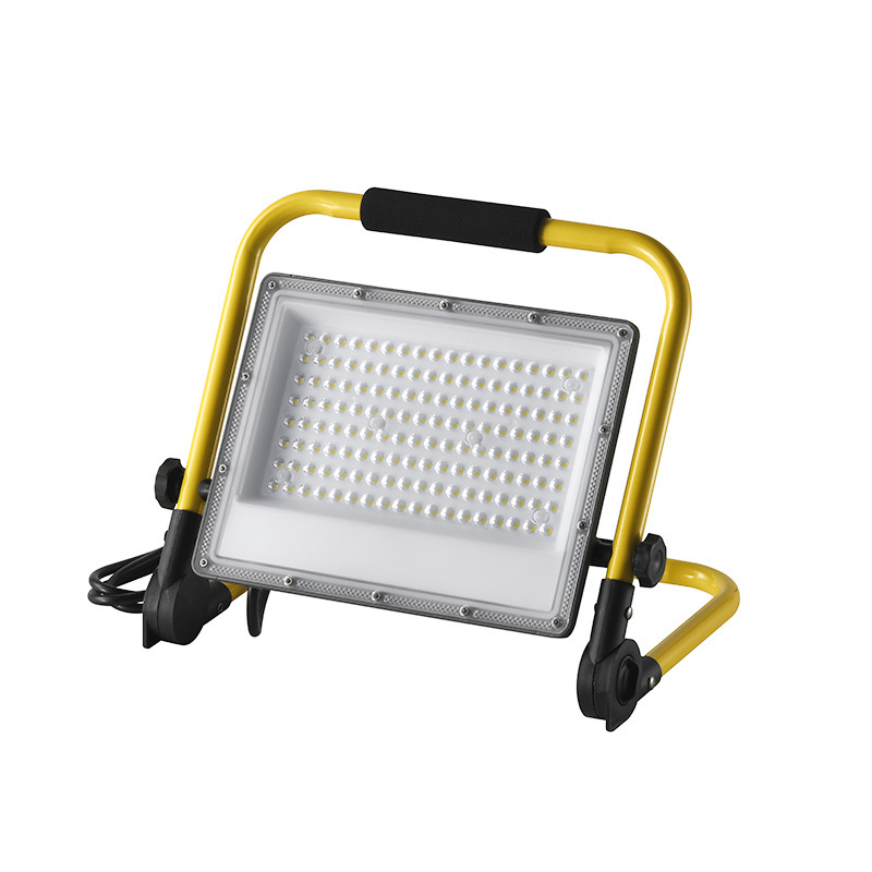 Transfronterizos venta en caliente lámpara de inundación plegable lámpara de trabajo led sitio de construcción led lámpara de iluminación de construcción impermeable al aire libre
