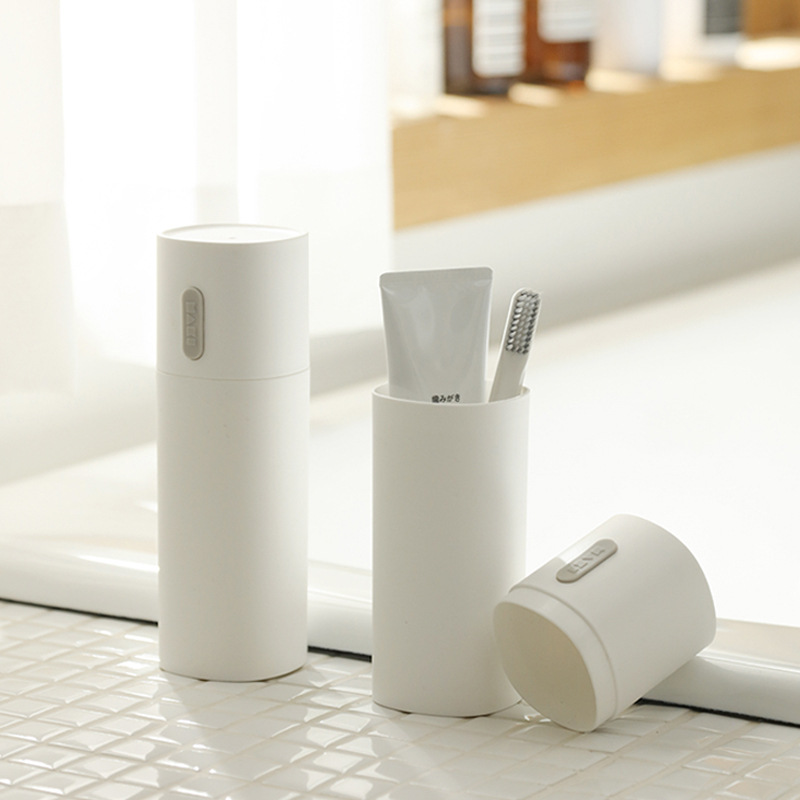 Bicchiere portatile per il lavaggio orale, set di bicchieri per il collutorio, astuccio da viaggio per dentifricio, porta spazzolino, scatola per riporre lo spazzolino da denti_voghion.com