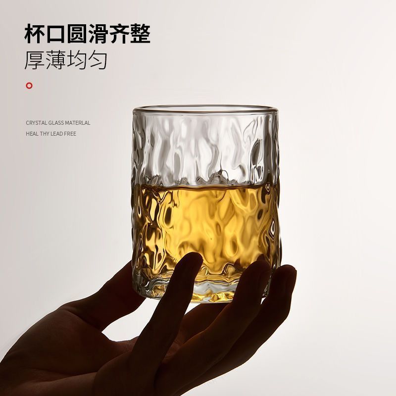 氷河ガラス高価値カップインウォーターカップ家庭用飲料ティーカップセットワイングラス肥厚ビールカップ|undefined