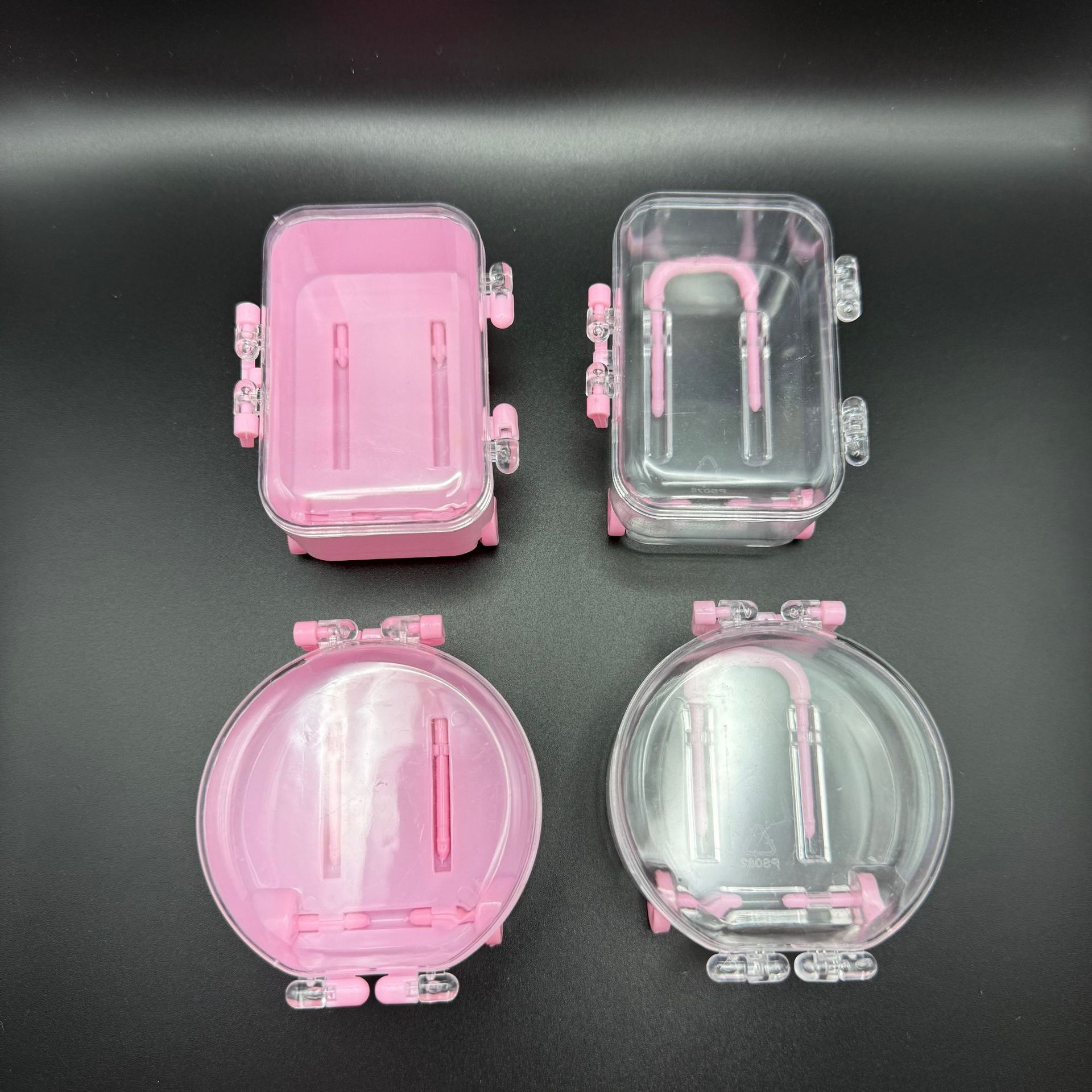 迷你拉杆箱首饰盒收纳整理盒桌面创意行李箱饰品储物盒子厂家批发