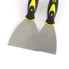 Stainless steel putty knife, carbon steel two-color handle putty knife, spreader, scraper, cleaning knife, paint tool