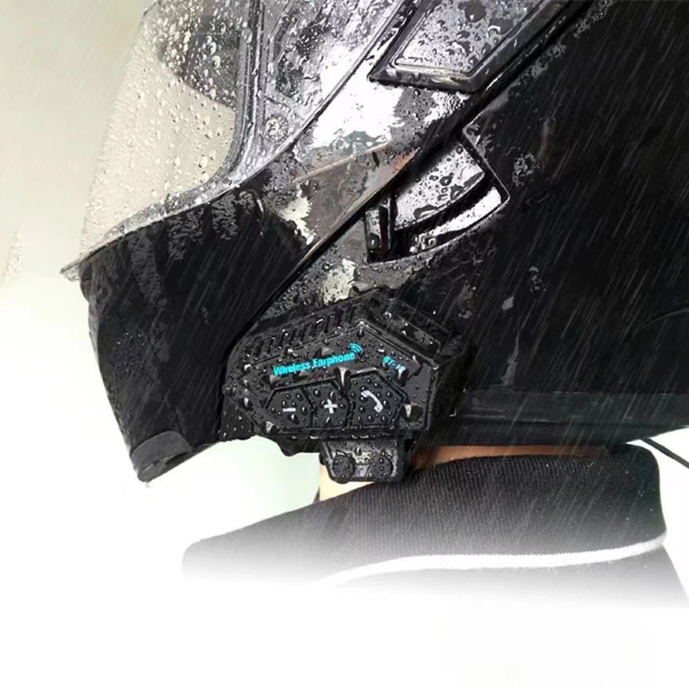 Cross-border helmet bluetooth headset motorcycle bluetooth music headset bluetooth 5.0 solution 1000MA battery