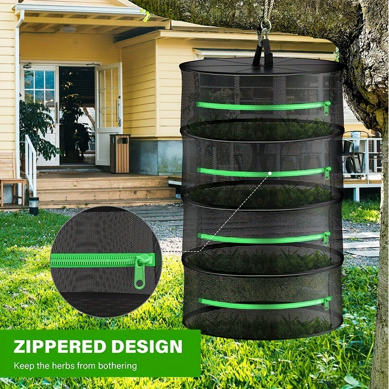 2-слойная 4-слойная корзина для сушки одежды на молнии, сетчатая сумка для сушки трав, сетка для сушки черной рыбы, готовая сетчатая стойка Amazon для трансграничных перевозок