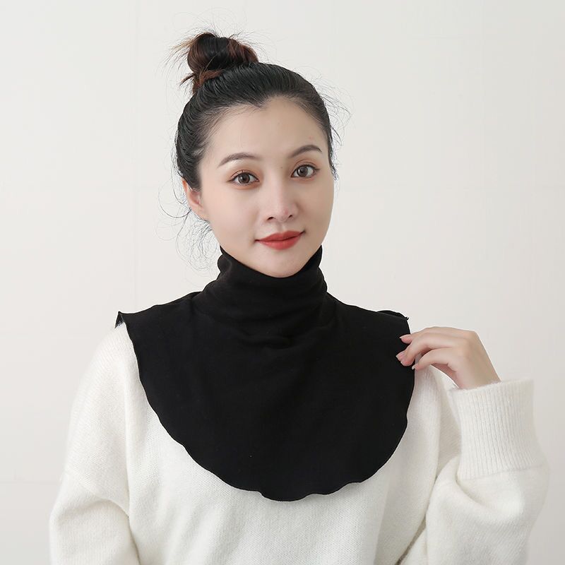 Collar Fake Collar Anti-Winter Collar Autumn and Winter Inner Wear 2025 Korean Style Knitted Tall Women's Fake Collar Winter Scarf to Heattech