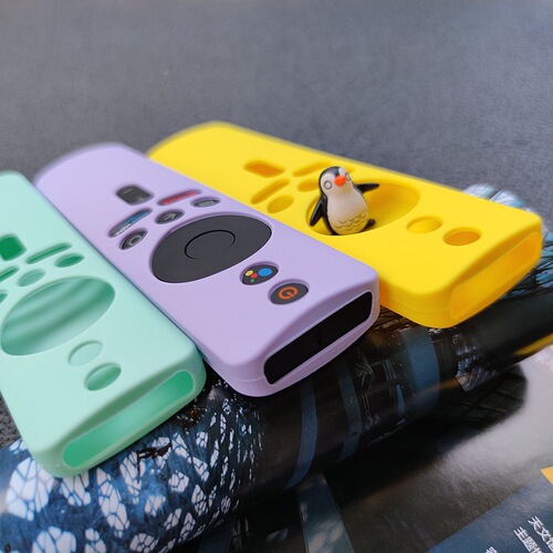 Xiaomi Box international version remote control cover soft silicone protective cover MiBoX S set-top box overseas version anti-fall cover