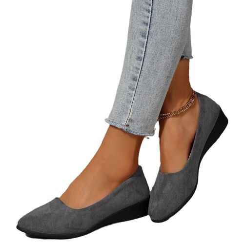 Spring New Pointed-Toe Women's Shoes, European and American Import, Wide Size, Low-Top Platform Sandals, Women's Bean Shoes, Sports and Casual Shoes for Women
