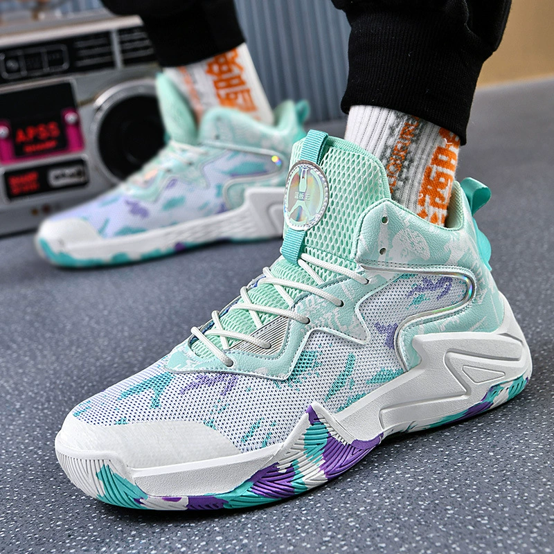 2025 новые баскетбольные кроссовки с двойной сеткой, высокой эластичностью и трением, размеры от 36 до 48, практичные кроссовки для молодежи