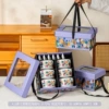 Luoying colorful 6 bowls and 6 spoons high-end gift box