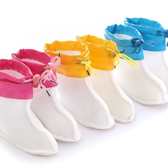 Прямые детские резиновые сапоги с фабрики, Теплый Подкладка, резиновые сапоги для мальчиков и девочек, Хлопковый чехол, кожаный рот с искусственным краем, непромокаемая теплая обувь