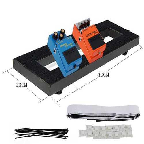 Trumpet Effect Track Board Electric Guitar Single Piece Paste Board Bracket With Storage Bag Musical Instrument Accessories