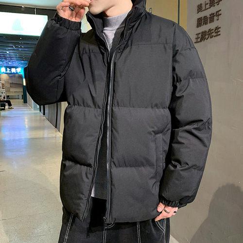 High-Quality Thick Cotton Coat for Men and Women, Unisex, Korean Style, Hong Kong Wind, Loose and Versatile, Baguette Coat