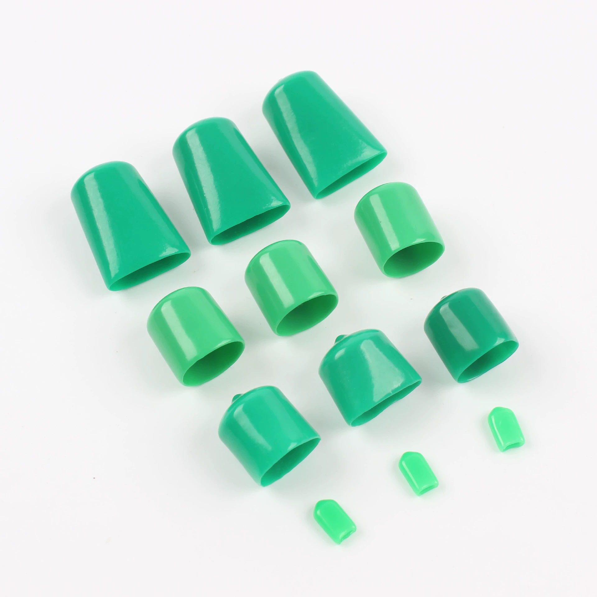 Защитный чехол зеленый большой размер небольшая спецификация кожух плоский чехол ПВХ разъем хвост пылезащитный болт крышка