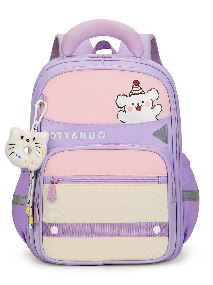 1-6 Mochila de estudiantes de primaria de color extranjero, mochila de alta calidad, mochila de gran capacidad, mochila ligera